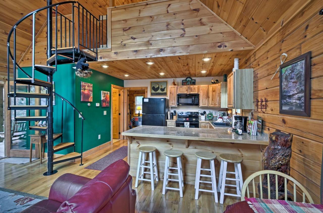 Bryson City Vacation Rental With Hot Tub And Fire Pit! Buitenkant foto