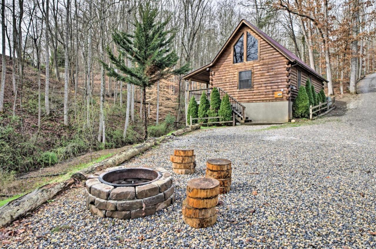 Bryson City Vacation Rental With Hot Tub And Fire Pit! Buitenkant foto